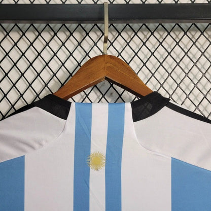 Camiseta Argentina Manga Larga Local 2022/23 Versión Fan