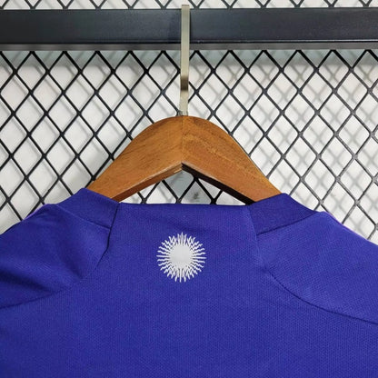 Camiseta Argentina Manga Larga Visita 2022/23 Versión Fan