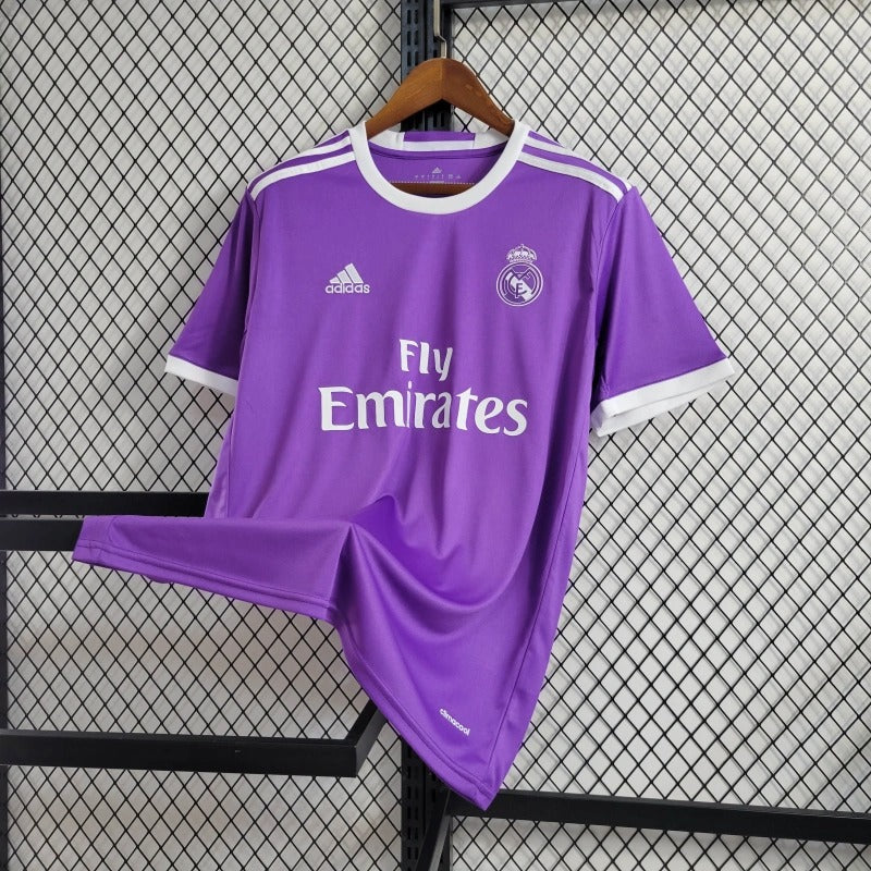 Camiseta Real Madrid Visita Retro 2016/17 Versión Fan