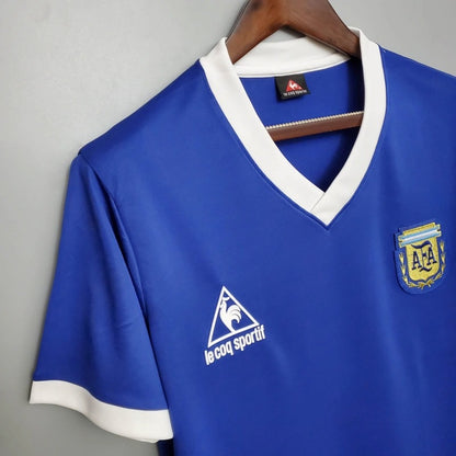 Camiseta Argentina Visita Retro 1986 Versión Fan