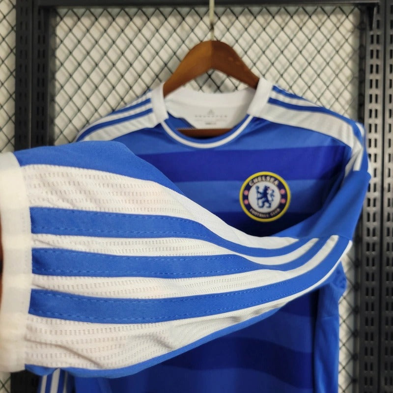 Camiseta Chelsea Manga Larga Local Retro 2011/12 Versión Fan