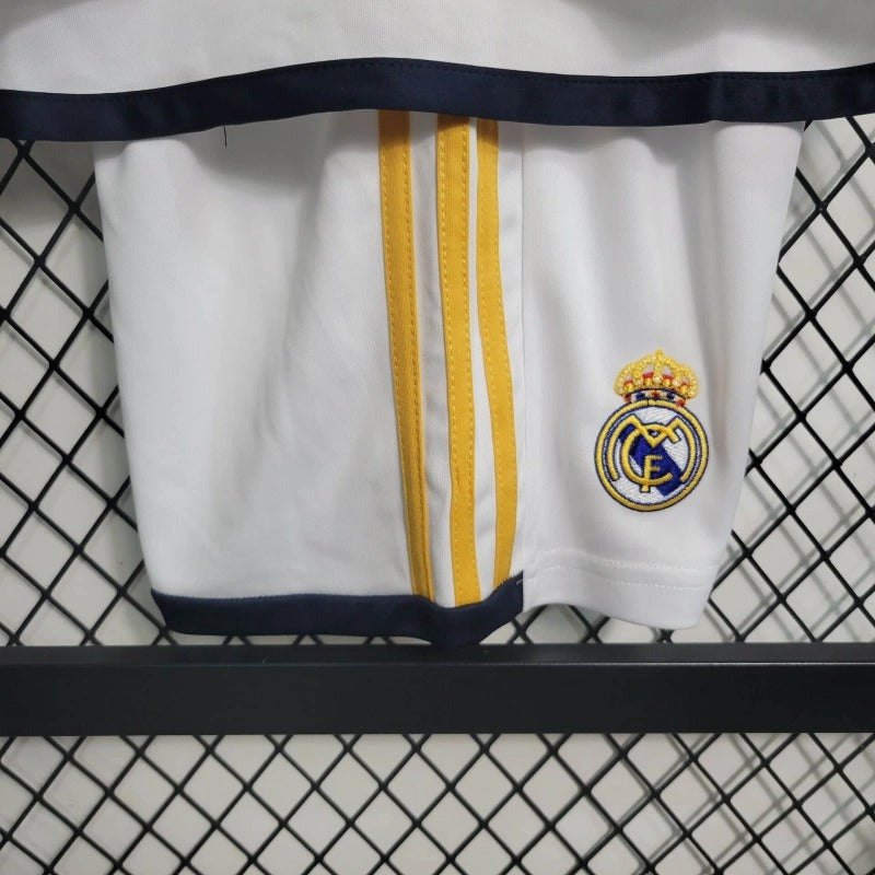Real Madrid Local Manga Larga Kit Niños 2023/24
