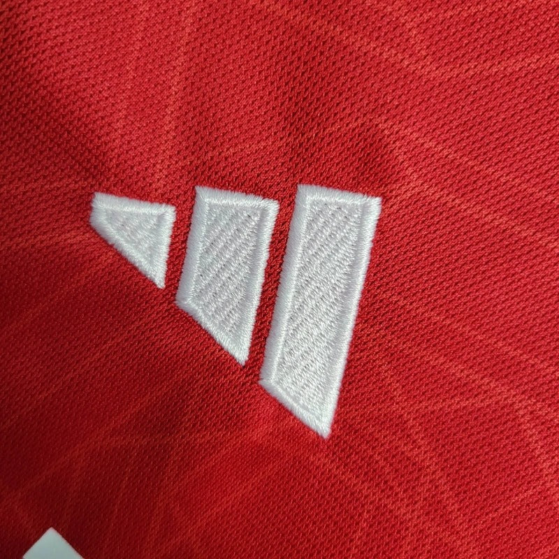 Camiseta Manchester United Manga Larga Local 2023/24 Versión Fan