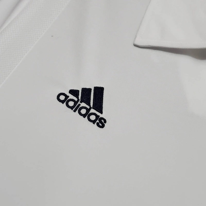 Camiseta Real Madrid Manga Larga Local Retro 2002/03 Versión Fan