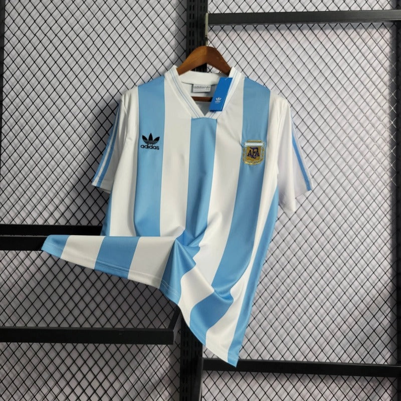 Camiseta Argentina Local Retro 1993 Versión Fan