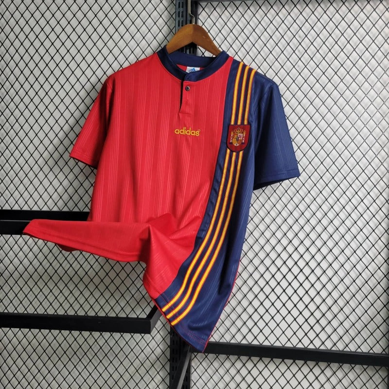 Camiseta España Local Retro 1996 Versión Fan