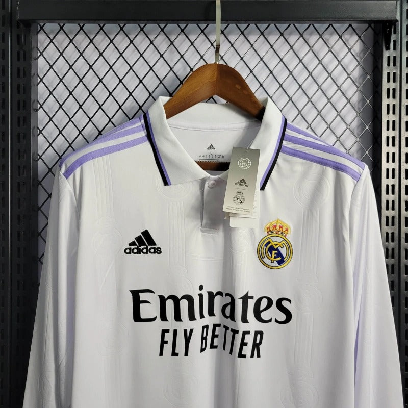 Camiseta Real Madrid Manga Larga Local 2022/23 Versión Fan