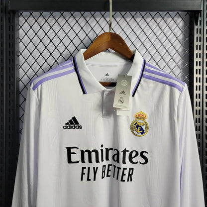 Camiseta Real Madrid Manga Larga Local 2022/23 Versión Fan