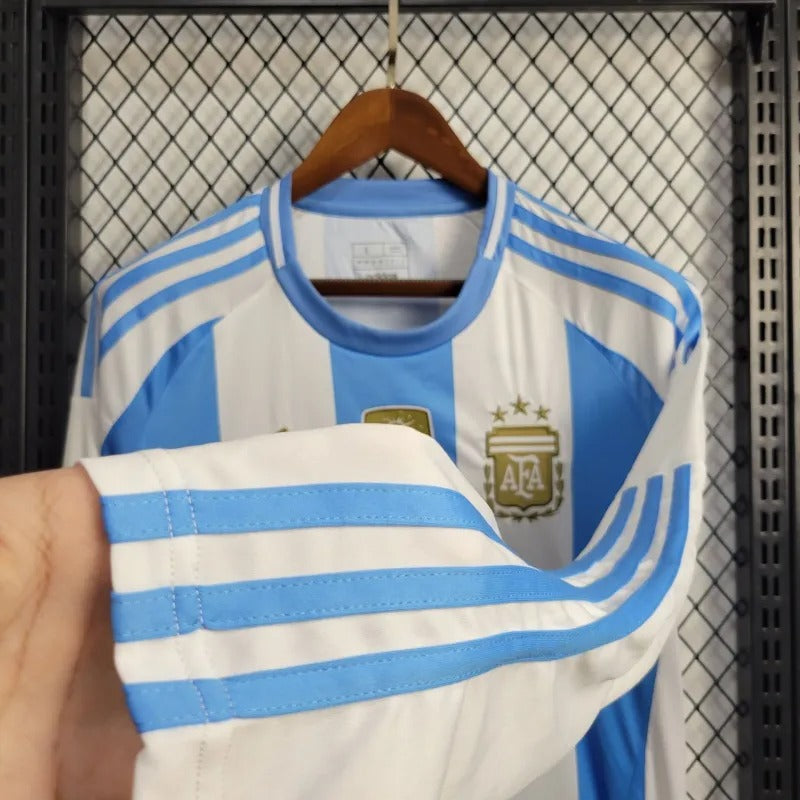 Camiseta Argentina Manga Larga Local 2024/25 Versión Fan