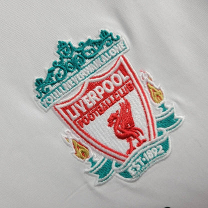 Camiseta Liverpool Manga Larga Visita Retro 2006/07 Versión Fan