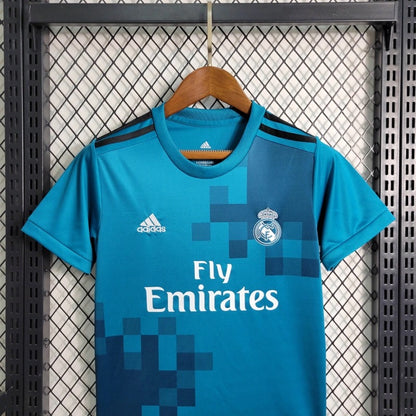 Real Madrid Retro Visita Kit Niños 2017/18
