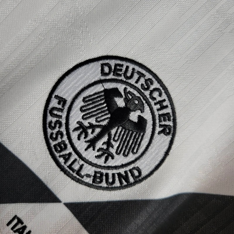 Camiseta Alemania Local Retro 1990 Versión Fan