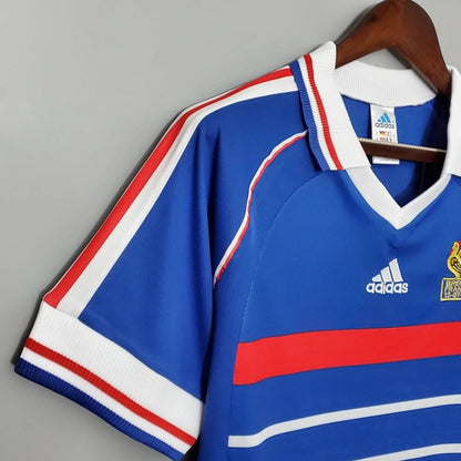 Camiseta Francia Local Retro 1998 Versión Fan