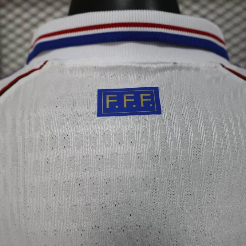 Camiseta Francia Visita Retro 1998 Versión Jugador