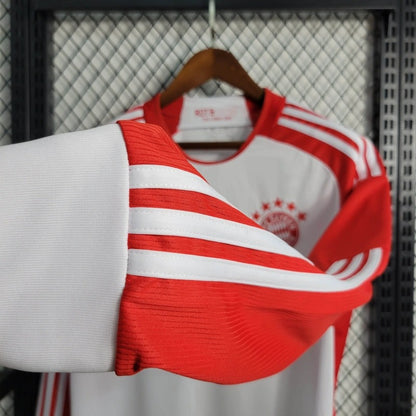 Camiseta Bayern Munich Manga Larga Local 2023/24 Versión Fan