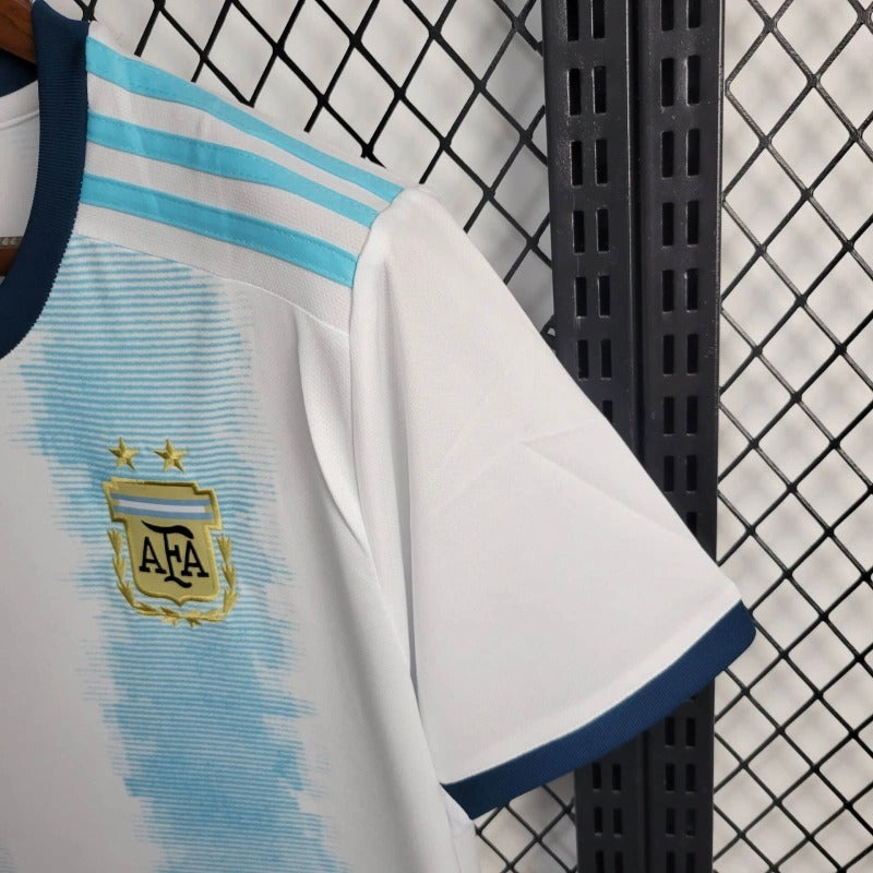 Camiseta Argentina Local Retro 2019 Versión Fan