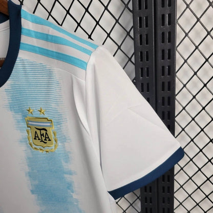 Camiseta Argentina Local Retro 2019 Versión Fan