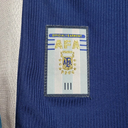 Camiseta Argentina Visita Retro 1998/99 Versión Fan