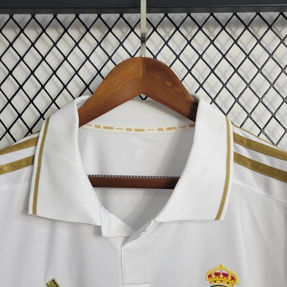 Camiseta Real Madrid Manga Larga Local Retro 2011/12 Versión Fan