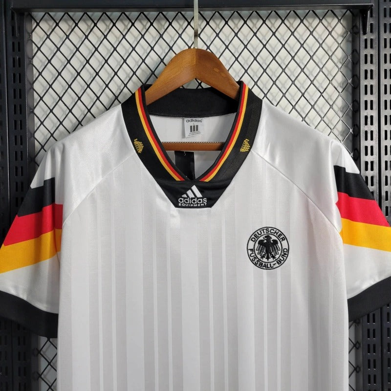 Camiseta Alemania Local Retro 1992 Versión Fan
