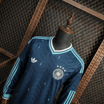 Camiseta Alemania Manga Larga Visita 2025/26 Versión Fan