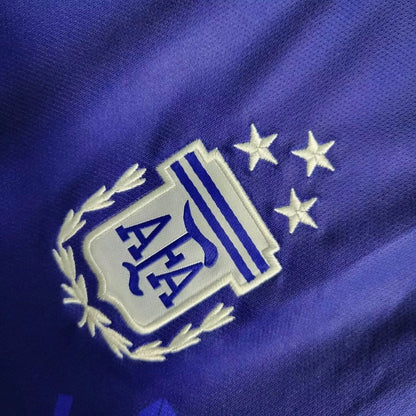 Camiseta Argentina Manga Larga Visita 2022/23 Versión Fan