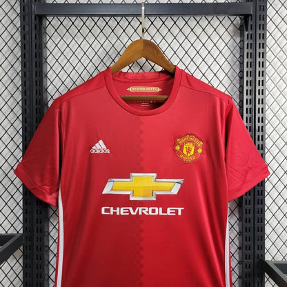 Camiseta Manchester United Local Retro 2016/17 Versión Fan