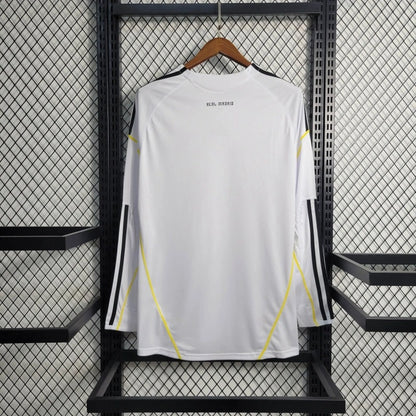 Camiseta Real Madrid Manga Larga Local Retro 2009/10 Versión Fan