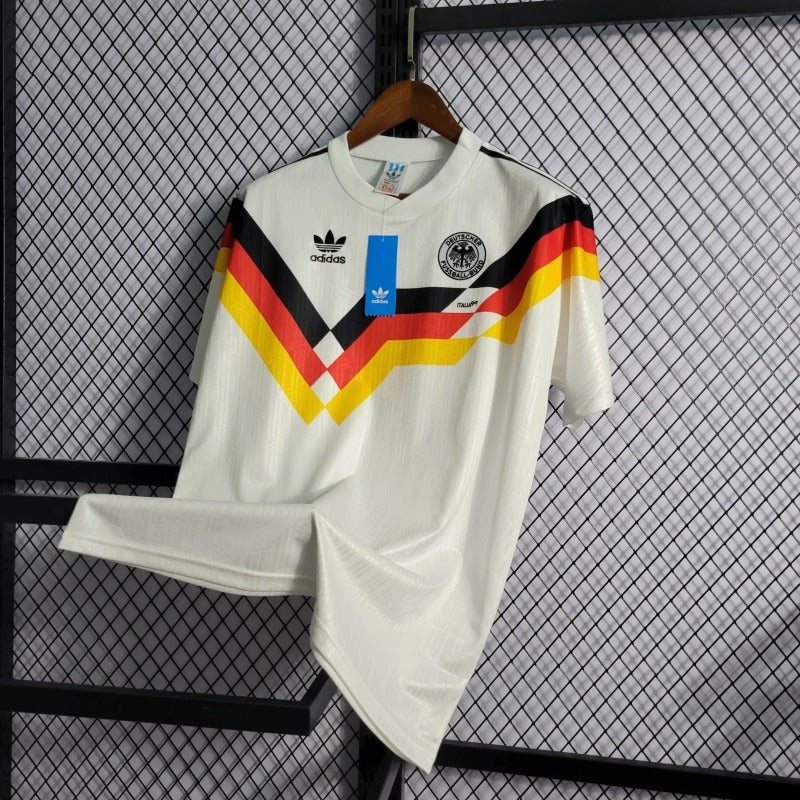 Camiseta Alemania Local Retro 1990 Versión Fan