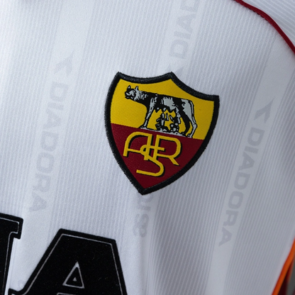Camiseta AS Roma Manga Larga Visita Retro 1999/00 Versión Fan