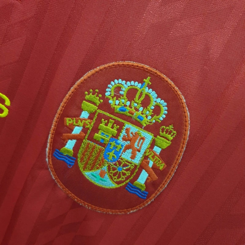 Camiseta España Local Retro 1996 Versión Fan