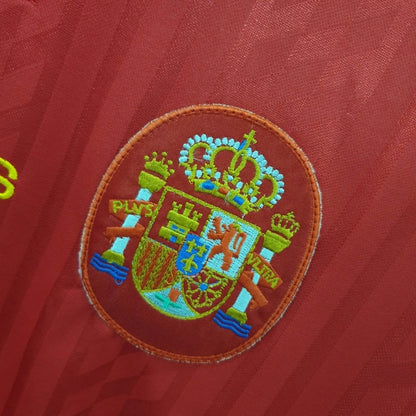 Camiseta España Local Retro 1996 Versión Fan