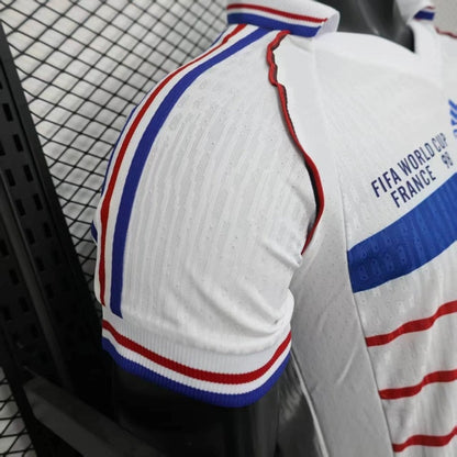 Camiseta Francia Visita Retro 1998 Versión Jugador