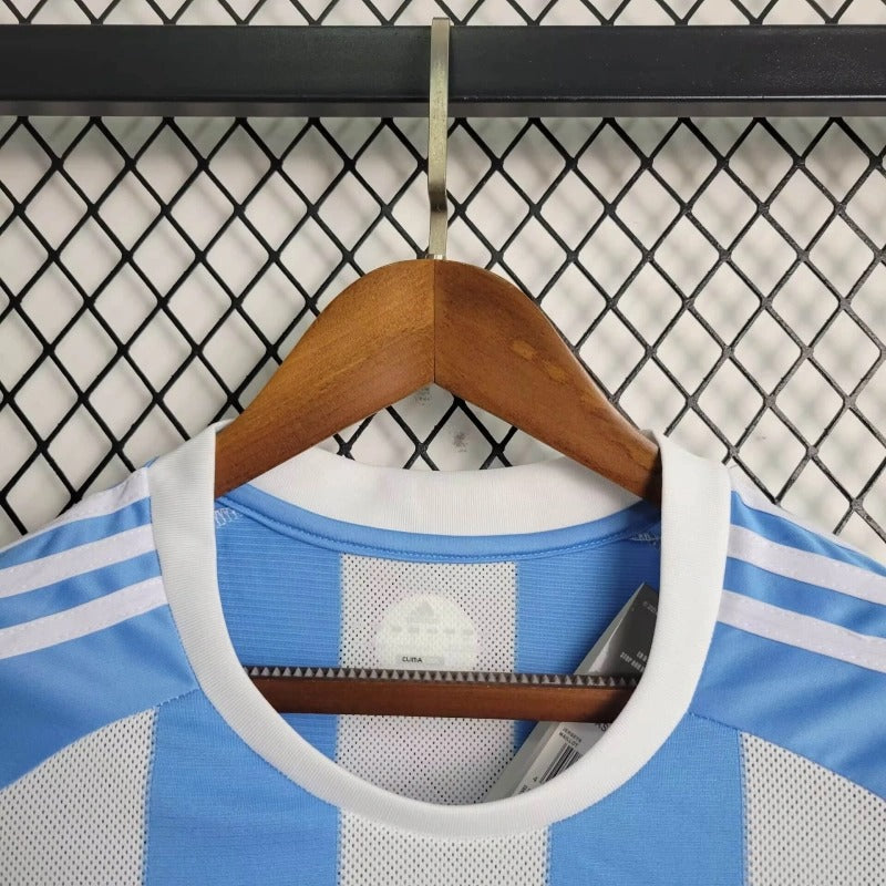 Camiseta Argentina Local Retro 2010 Versión Fan