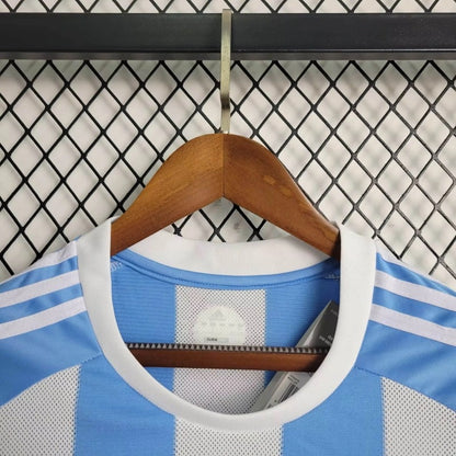 Camiseta Argentina Local Retro 2010 Versión Fan