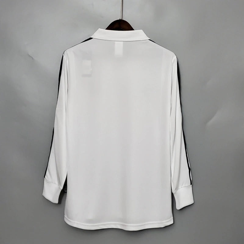 Camiseta Real Madrid Manga Larga Local Retro 2002/03 Versión Fan