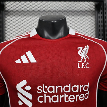 Camiseta Liverpool Local 2025/26 Versión Jugador