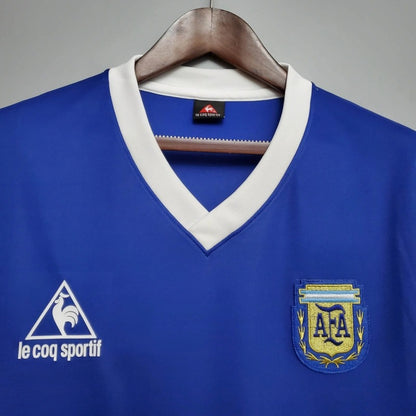Camiseta Argentina Visita Retro 1986 Versión Fan