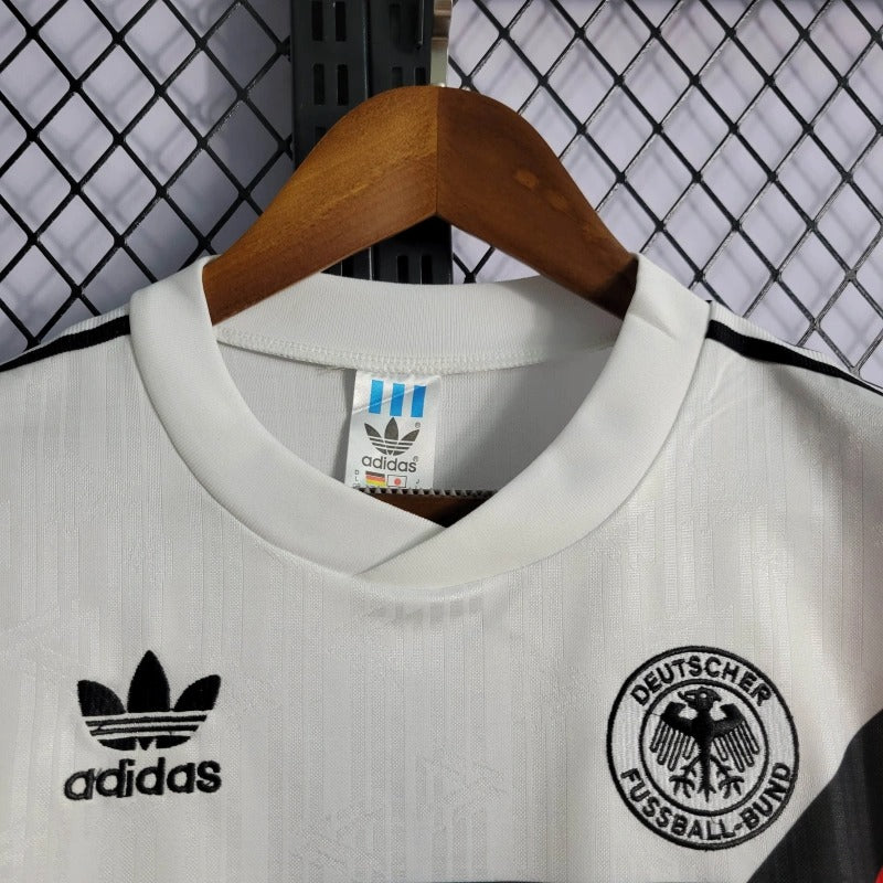 Camiseta Alemania Local Retro 1990 Versión Fan