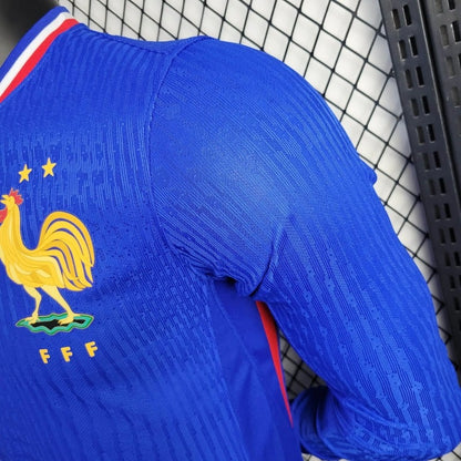 Camiseta Francia Local Manga Larga 2024/25 Versión Jugador