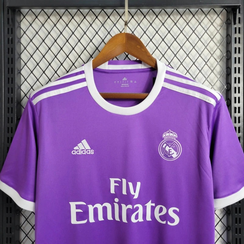 Camiseta Real Madrid Visita Retro 2016/17 Versión Fan