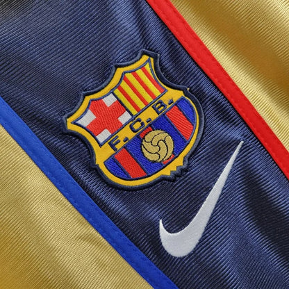 Camiseta FC Barcelona Visita Retro 2001/02 Versión Fan