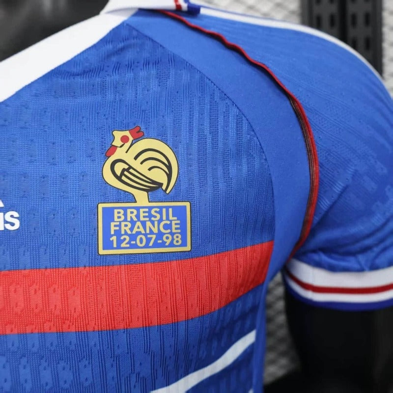 Camiseta Francia Local Retro 1998 Versión Jugador