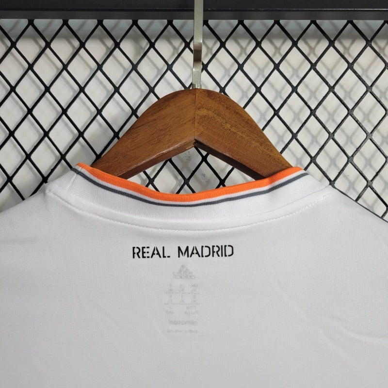 Camiseta Real Madrid Manga Larga Local Retro 2013/14 Versión Fan