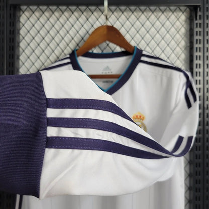 Camiseta Real Madrid Manga Larga Local Retro 2012/13 Versión Fan