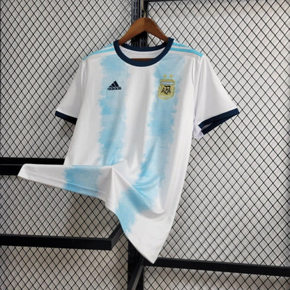 Camiseta Argentina Local Retro 2019 Versión Fan