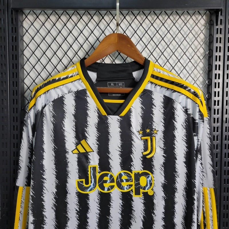 Camiseta Juventus Manga Larga Local 2023/24 Versión Fan