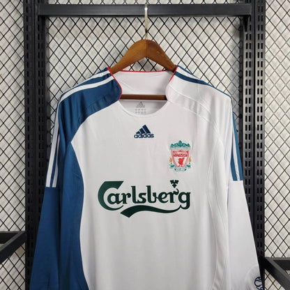 Camiseta Liverpool Manga Larga Visita Retro 2006/07 Versión Fan