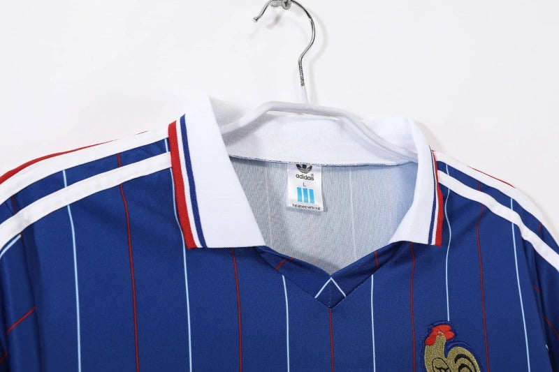 Camiseta Francia Local Retro 1982 Versión Fan