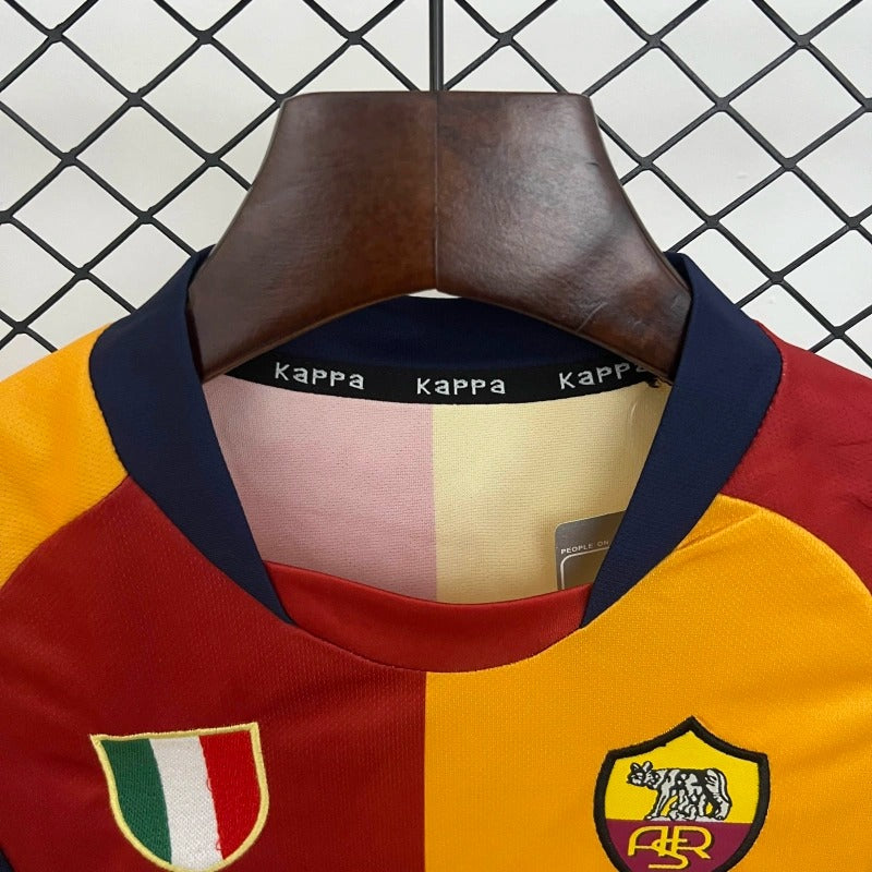 AS Roma Local Retro Kit Niños 2001/02